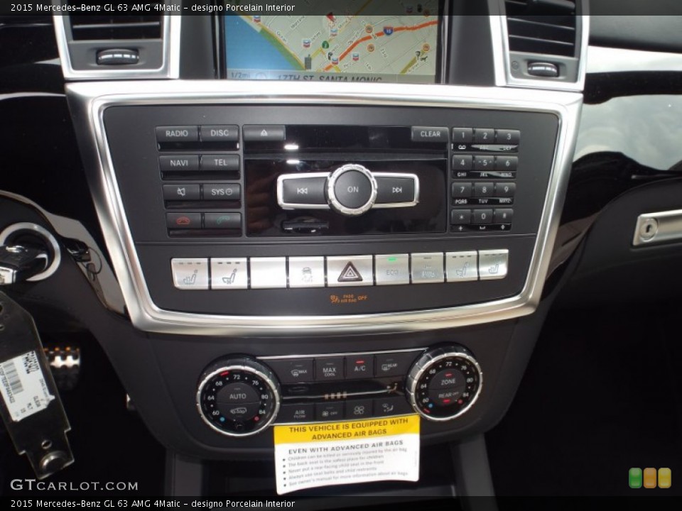designo Porcelain Interior Controls for the 2015 Mercedes-Benz GL 63 AMG 4Matic #99050712