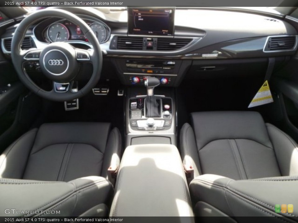 Black Perforated Valcona Interior Dashboard for the 2015 Audi S7 4.0 TFSI quattro #99054408