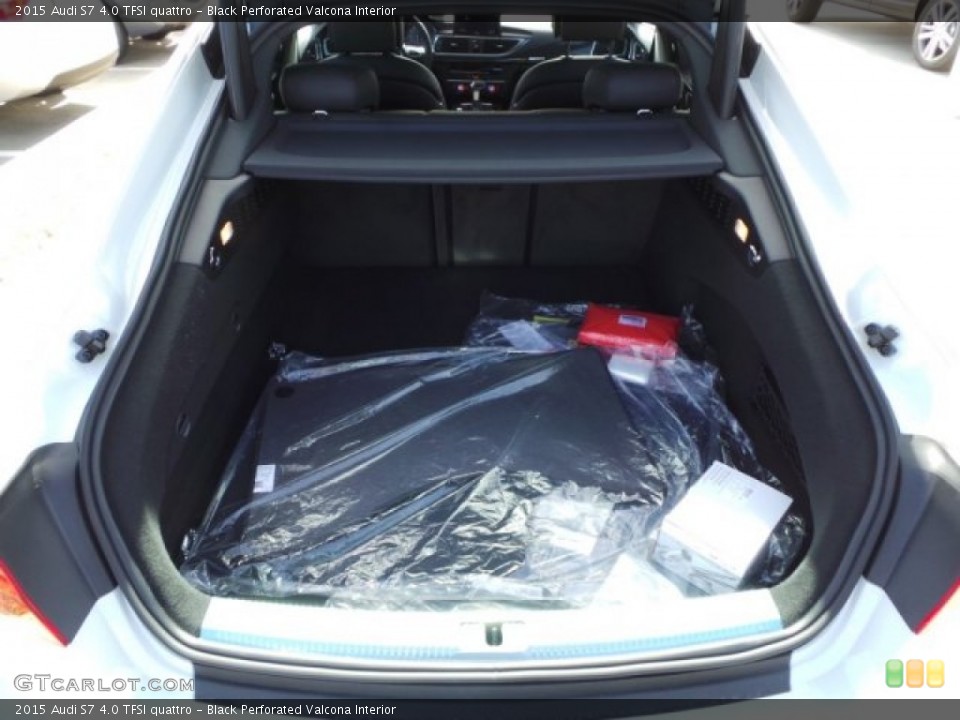Black Perforated Valcona Interior Trunk for the 2015 Audi S7 4.0 TFSI quattro #99054447