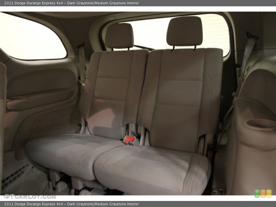 Dark Graystone/Medium Graystone Interior Rear Seat for the 2011 Dodge Durango Express 4x4 #99056784
