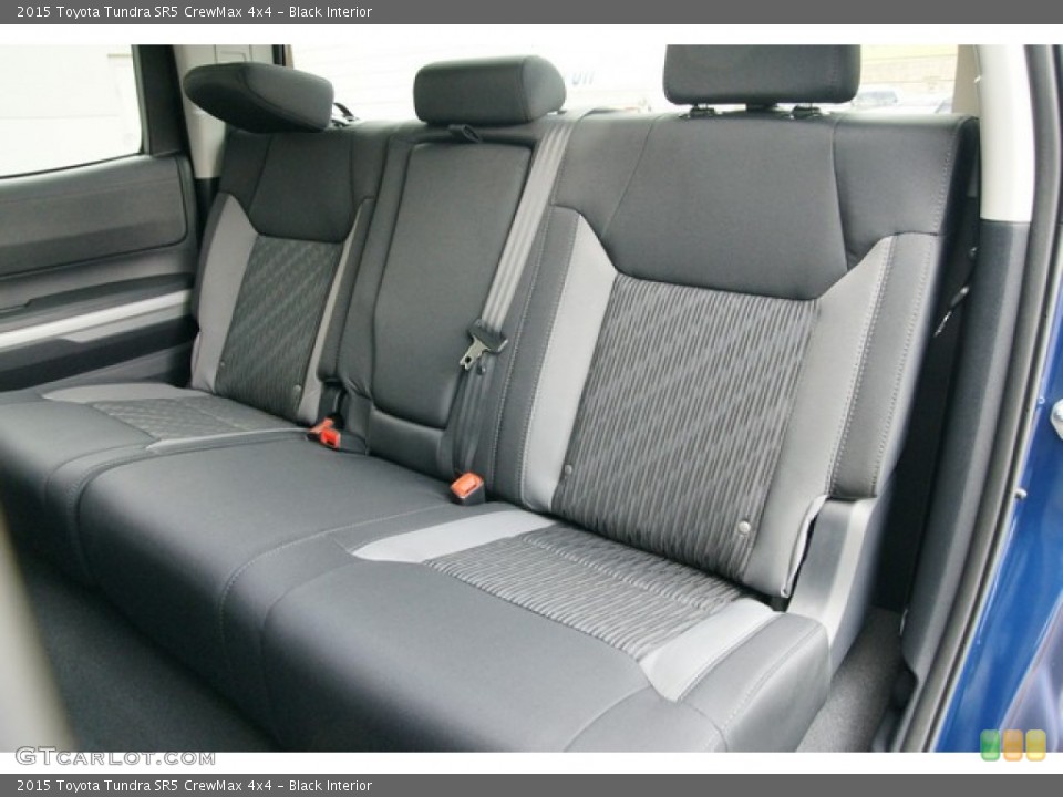 Black Interior Rear Seat for the 2015 Toyota Tundra SR5 CrewMax 4x4 #99062250