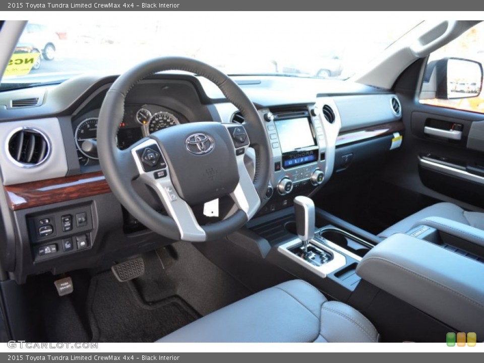 Black Interior Prime Interior for the 2015 Toyota Tundra Limited CrewMax 4x4 #99068679
