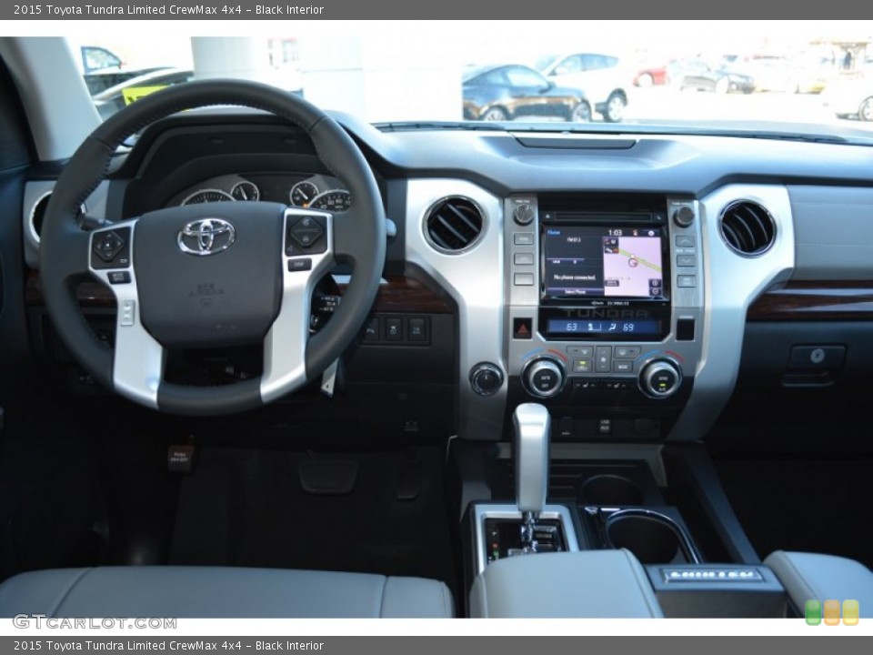 Black Interior Dashboard for the 2015 Toyota Tundra Limited CrewMax 4x4 #99068691
