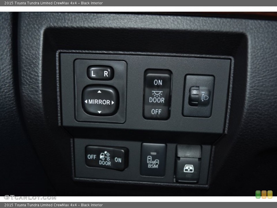 Black Interior Controls for the 2015 Toyota Tundra Limited CrewMax 4x4 #99068907