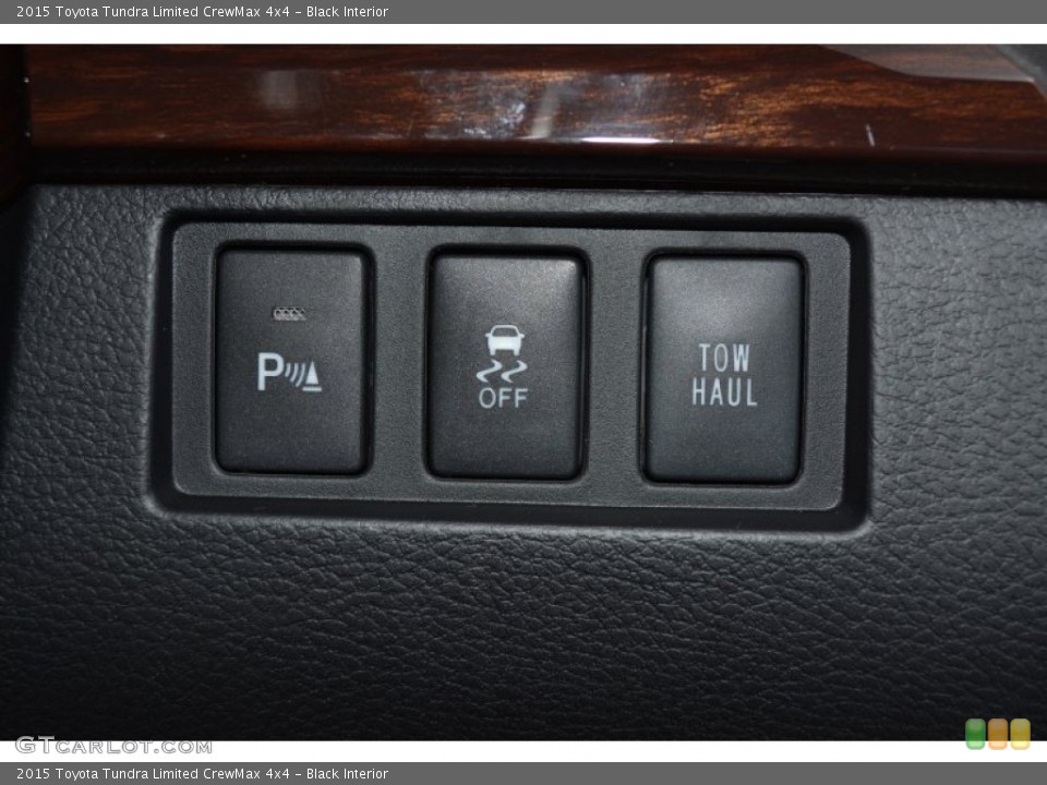 Black Interior Controls for the 2015 Toyota Tundra Limited CrewMax 4x4 #99068919