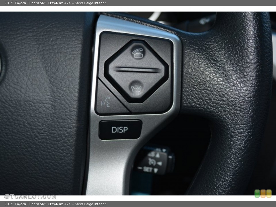 Sand Beige Interior Controls for the 2015 Toyota Tundra SR5 CrewMax 4x4 #99069168