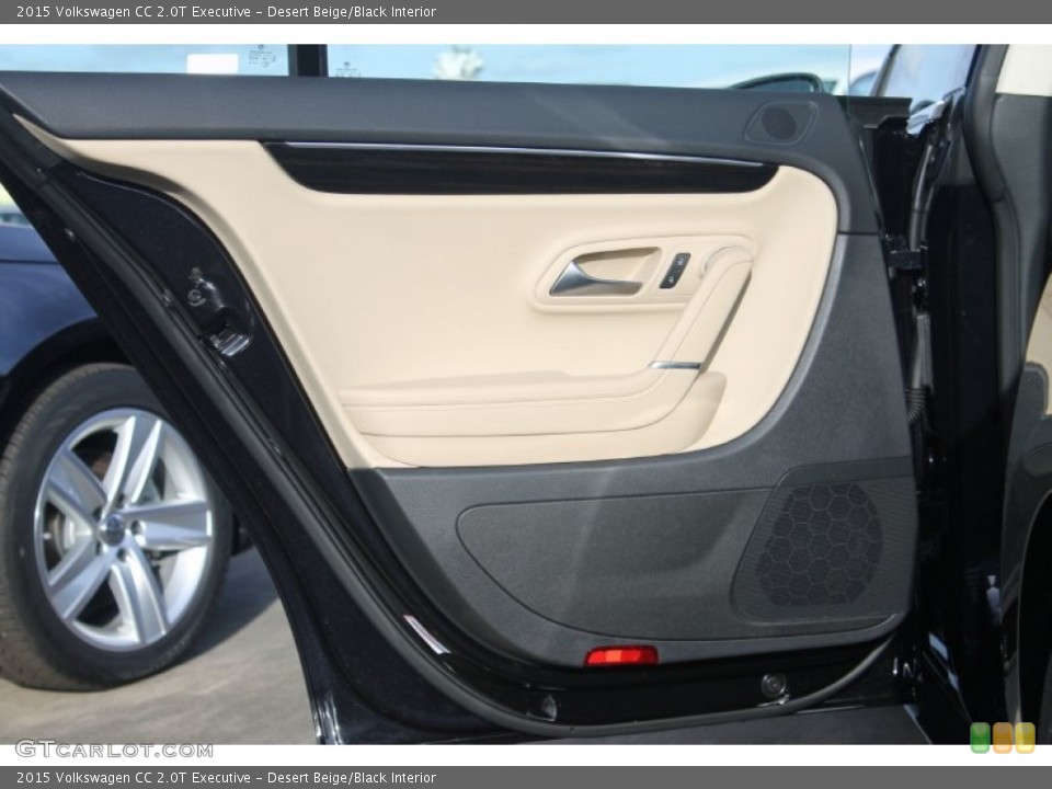 Desert Beige/Black Interior Door Panel for the 2015 Volkswagen CC 2.0T Executive #99070407
