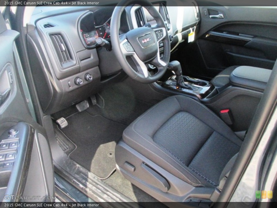 Jet Black Interior Photo for the 2015 GMC Canyon SLE Crew Cab 4x4 #99071625