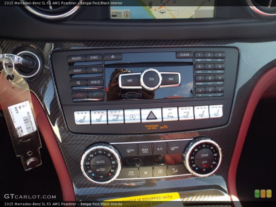 Bengal Red/Black Interior Controls for the 2015 Mercedes-Benz SL 63 AMG Roadster #99075381