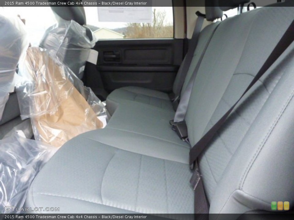 Black/Diesel Gray 2015 Ram 4500 Interiors