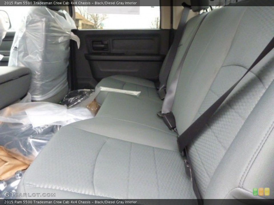 Black/Diesel Gray 2015 Ram 5500 Interiors