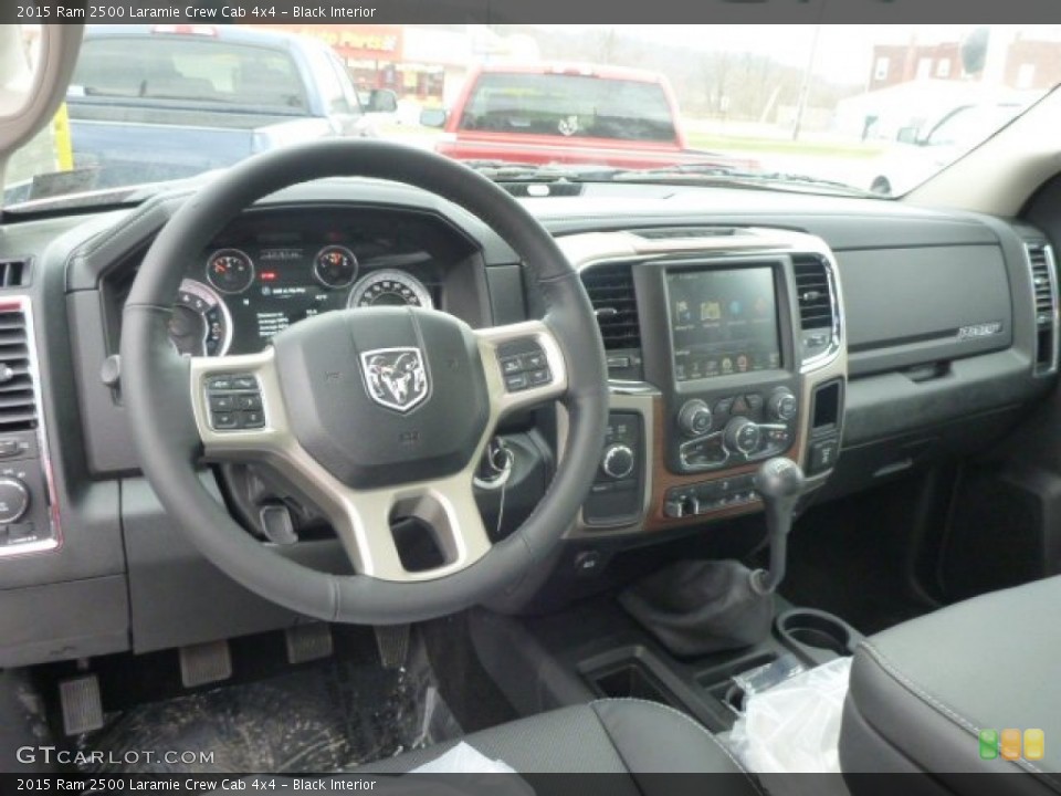 Black Interior Dashboard for the 2015 Ram 2500 Laramie Crew Cab 4x4 #99078651