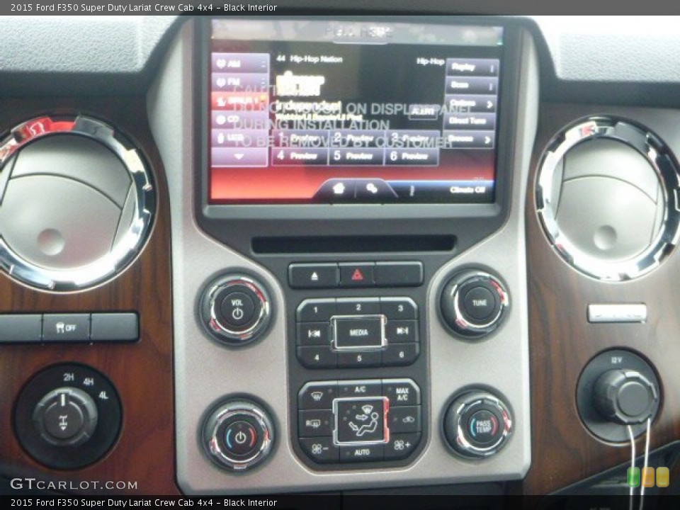 Black Interior Controls for the 2015 Ford F350 Super Duty Lariat Crew Cab 4x4 #99080148