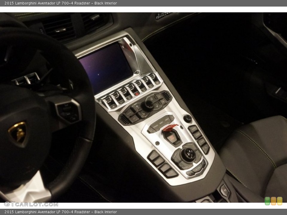 Black Interior Controls for the 2015 Lamborghini Aventador LP 700-4 Roadster #99082866
