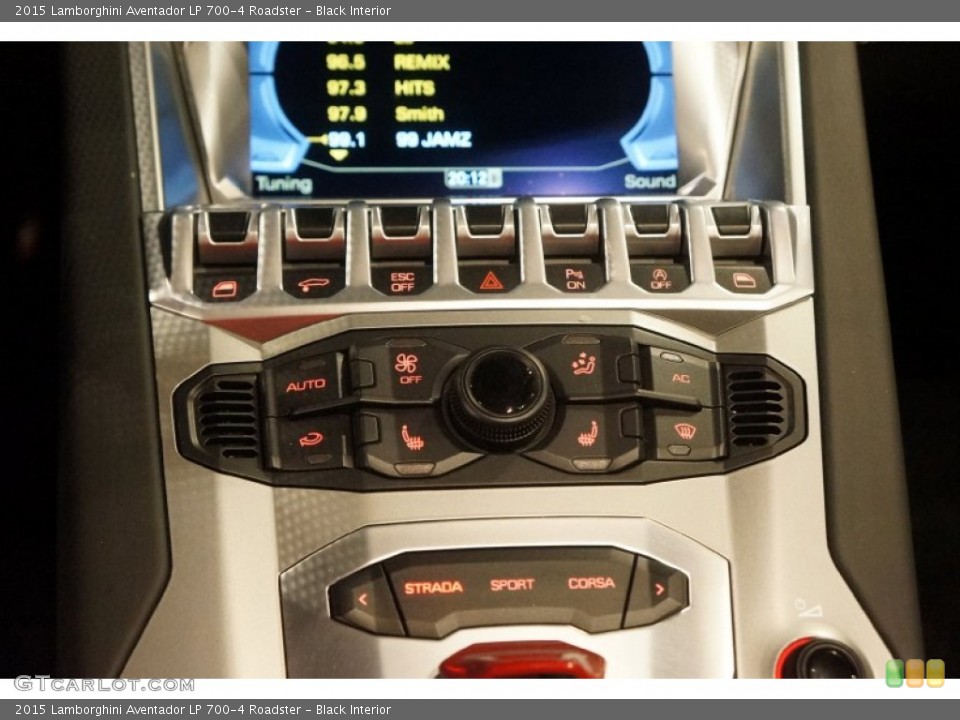 Black Interior Controls for the 2015 Lamborghini Aventador LP 700-4 Roadster #99083085