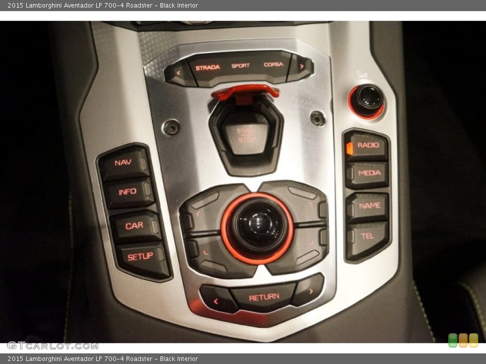 Black Interior Controls for the 2015 Lamborghini Aventador LP 700-4 Roadster #99083106
