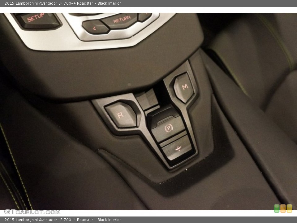 Black Interior Controls for the 2015 Lamborghini Aventador LP 700-4 Roadster #99083130