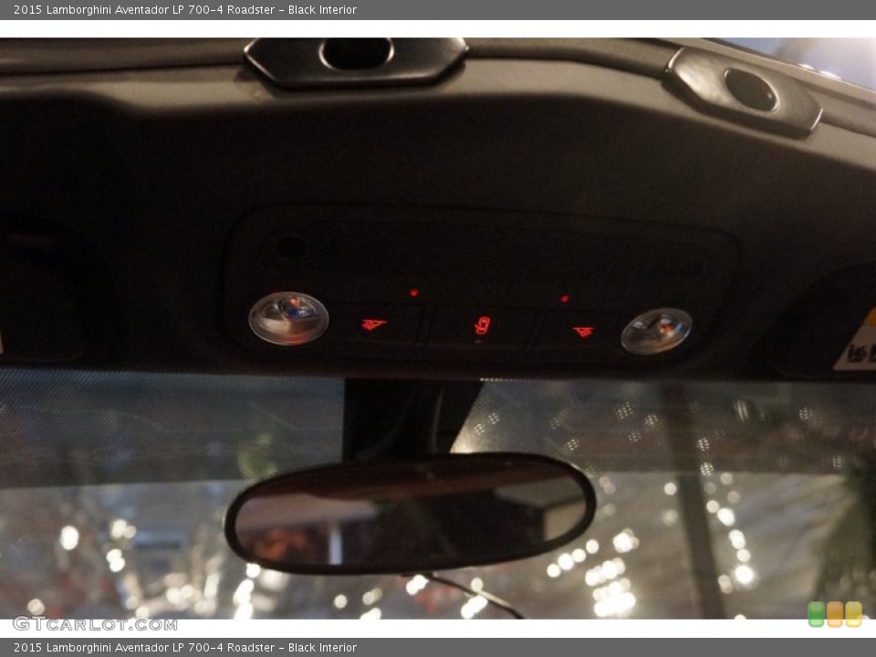Black Interior Controls for the 2015 Lamborghini Aventador LP 700-4 Roadster #99083256