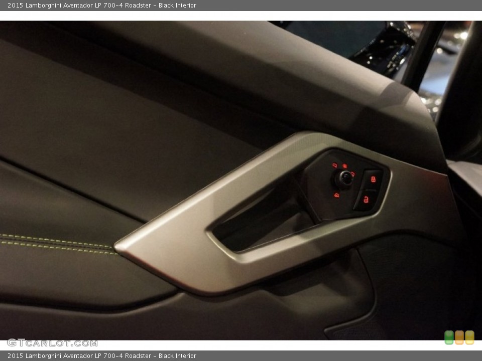 Black Interior Controls for the 2015 Lamborghini Aventador LP 700-4 Roadster #99083379