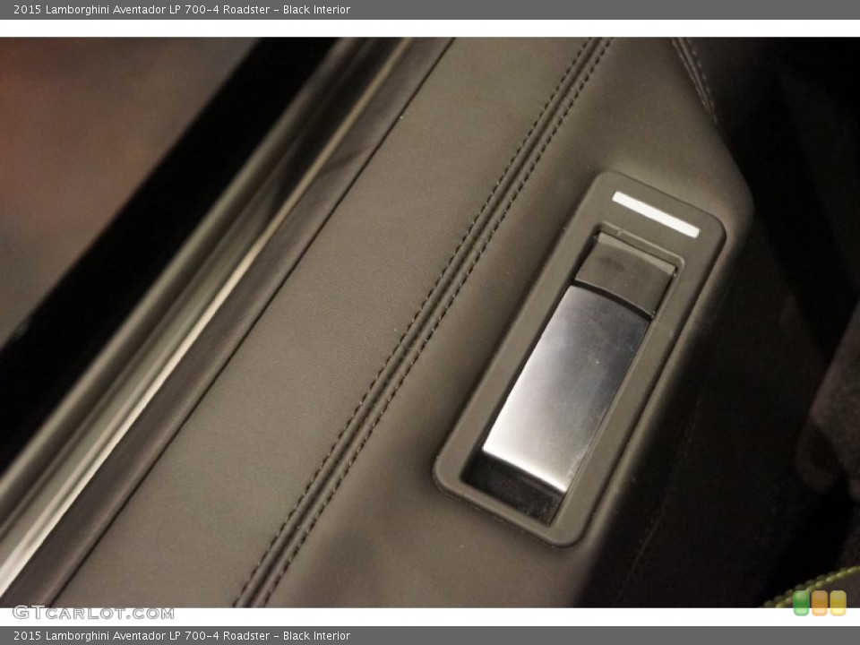 Black Interior Controls for the 2015 Lamborghini Aventador LP 700-4 Roadster #99083418