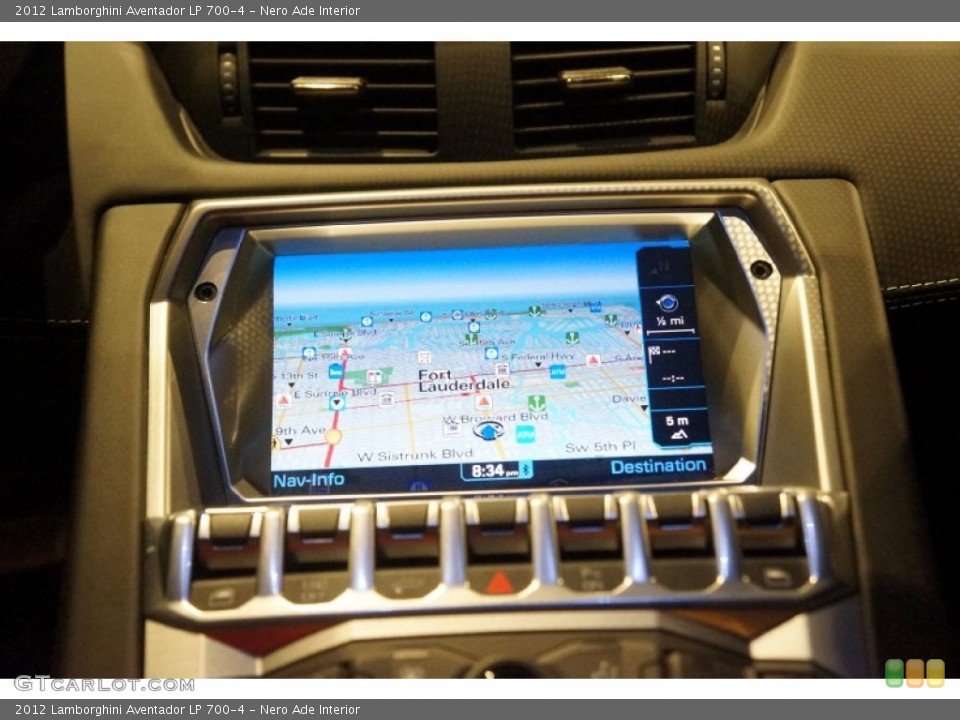 Nero Ade Interior Navigation for the 2012 Lamborghini Aventador LP 700-4 #99084447