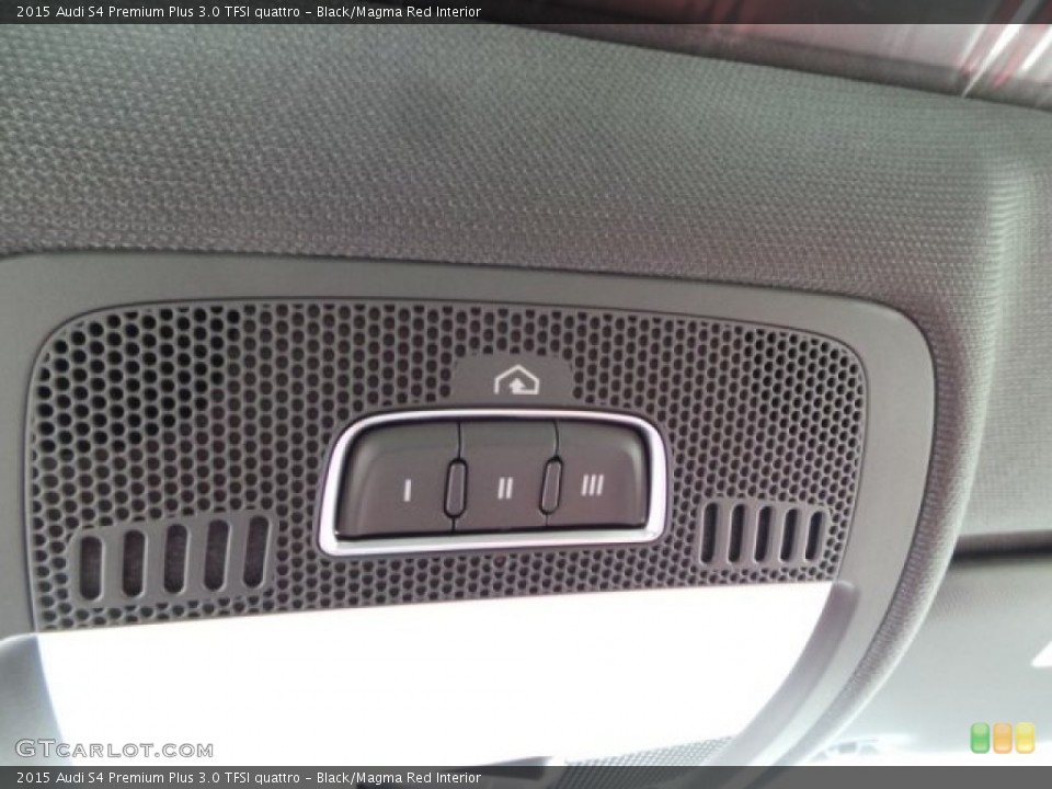 Black/Magma Red Interior Controls for the 2015 Audi S4 Premium Plus 3.0 TFSI quattro #99091446