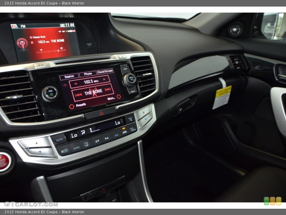Black Interior Controls for the 2015 Honda Accord EX Coupe #99093393