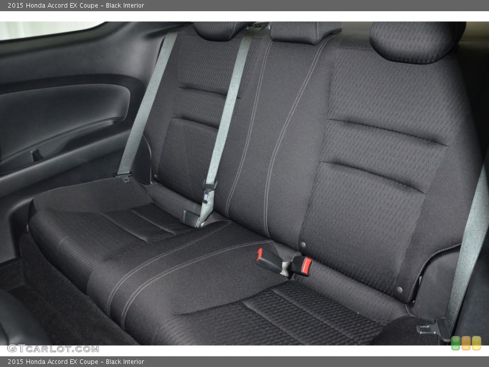 Black Interior Rear Seat for the 2015 Honda Accord EX Coupe #99093741