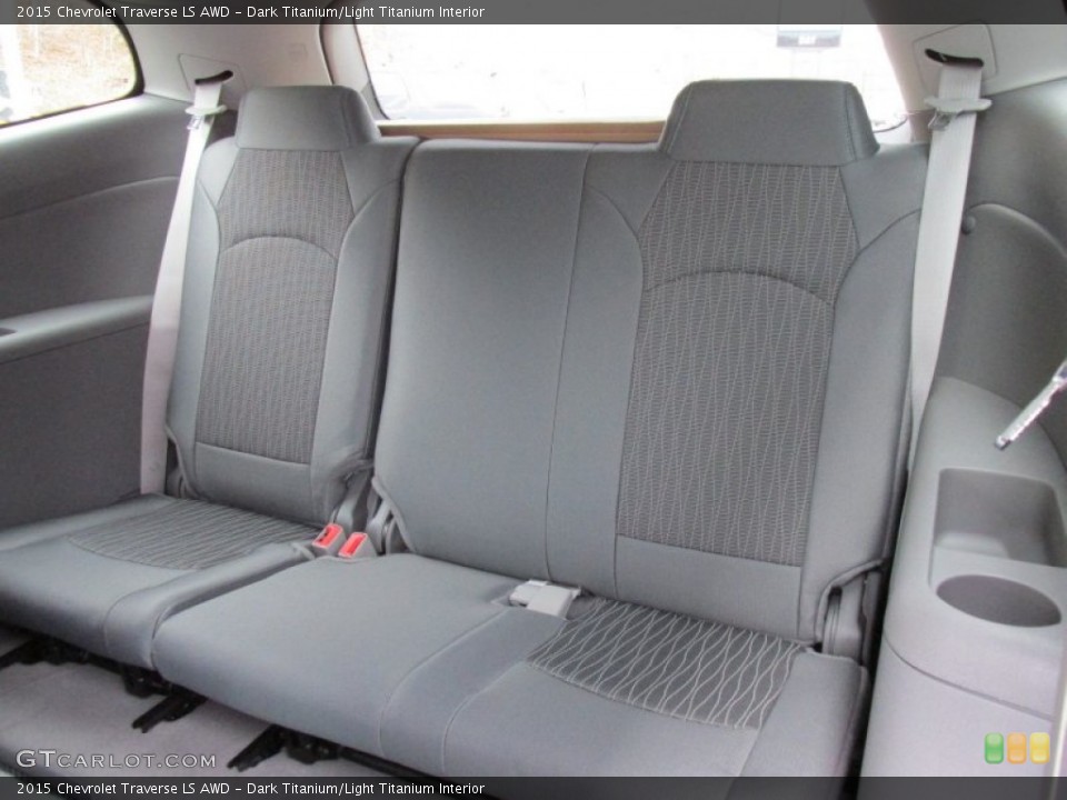 Dark Titanium/Light Titanium Interior Rear Seat for the 2015 Chevrolet Traverse LS AWD #99097545