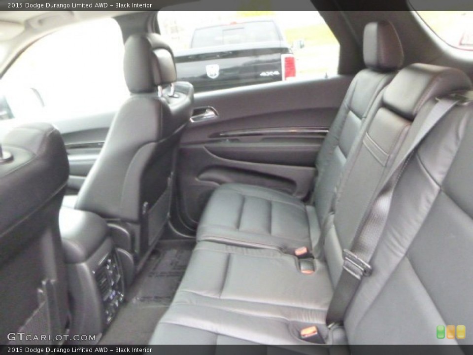 Black Interior Rear Seat for the 2015 Dodge Durango Limited AWD #99100668