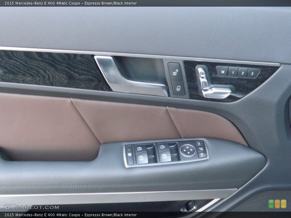 Espresso Brown/Black Interior Door Panel for the 2015 Mercedes-Benz E 400 4Matic Coupe #99103929