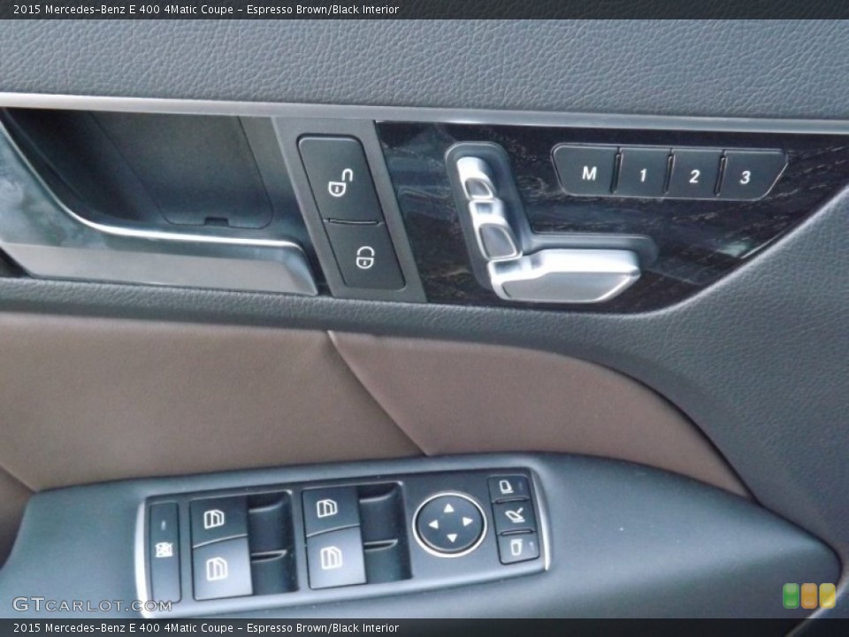 Espresso Brown/Black Interior Controls for the 2015 Mercedes-Benz E 400 4Matic Coupe #99103941