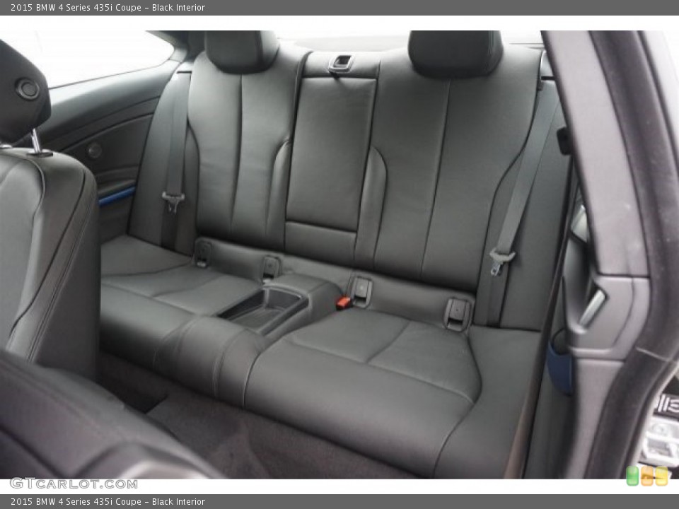 Black Interior Rear Seat for the 2015 BMW 4 Series 435i Coupe #99104622