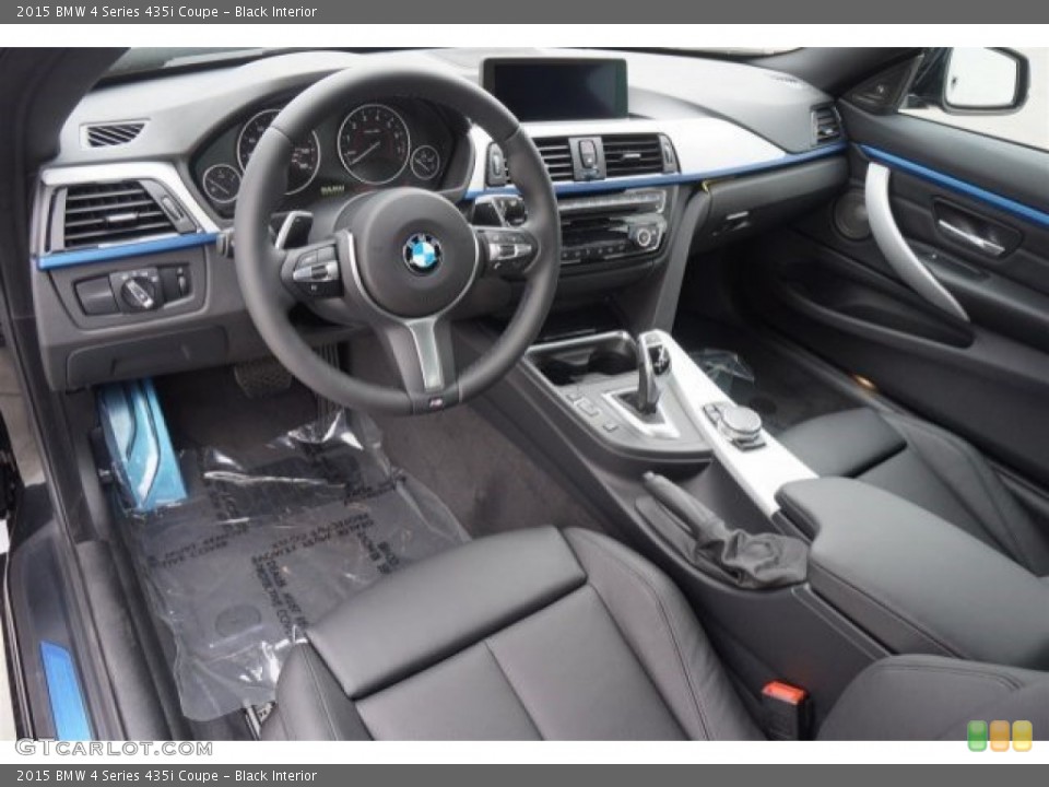Black Interior Prime Interior for the 2015 BMW 4 Series 435i Coupe #99104628
