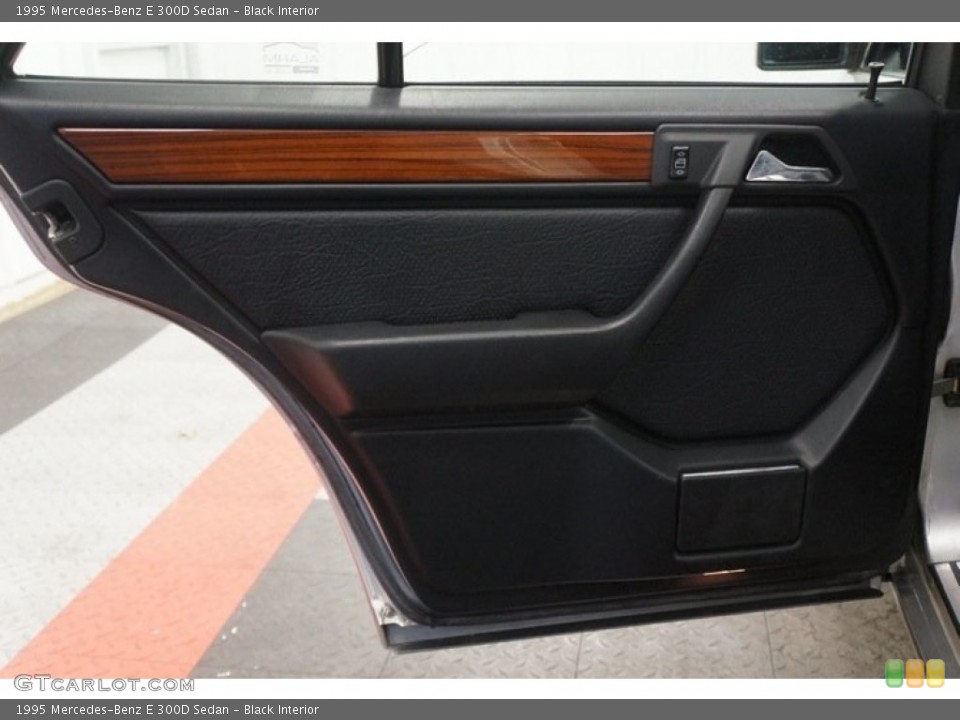 Black Interior Door Panel for the 1995 Mercedes-Benz E 300D Sedan #99104772