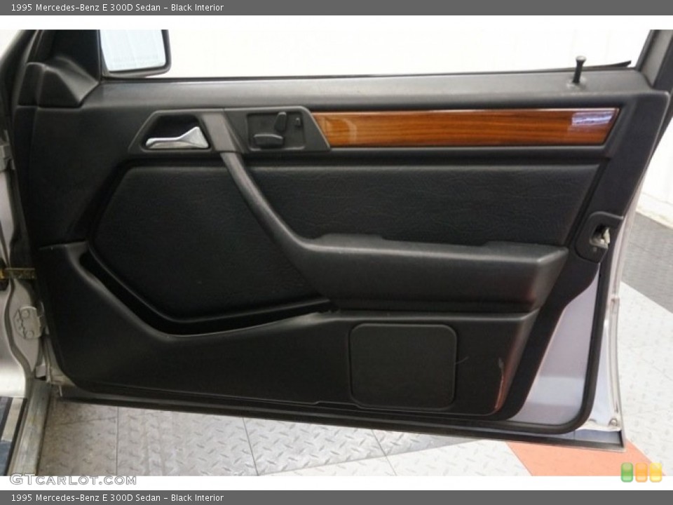 Black Interior Door Panel for the 1995 Mercedes-Benz E 300D Sedan #99104784