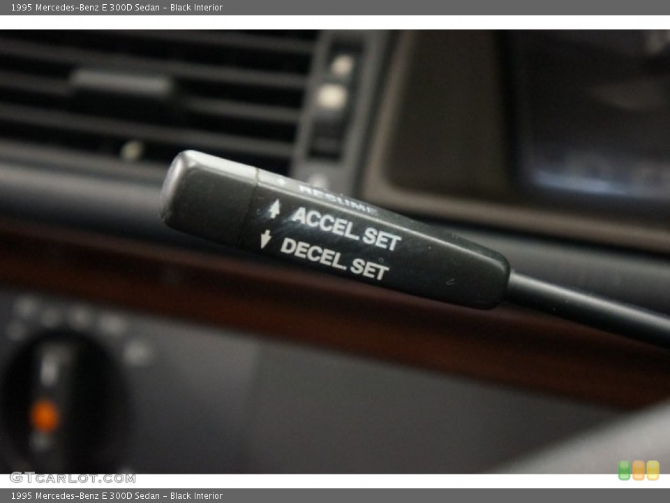 Black Interior Controls for the 1995 Mercedes-Benz E 300D Sedan #99104826