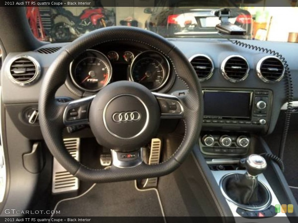 Black Interior Dashboard for the 2013 Audi TT RS quattro Coupe #99107542