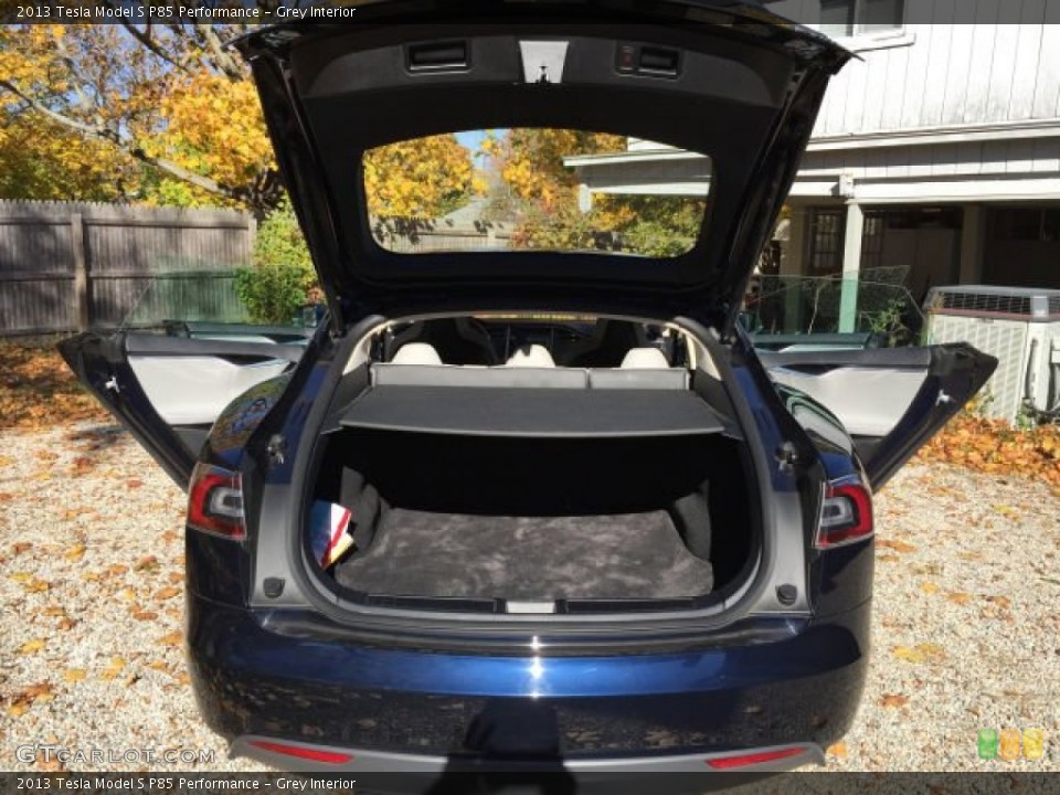 Grey Interior Trunk for the 2013 Tesla Model S P85 Performance #99108661