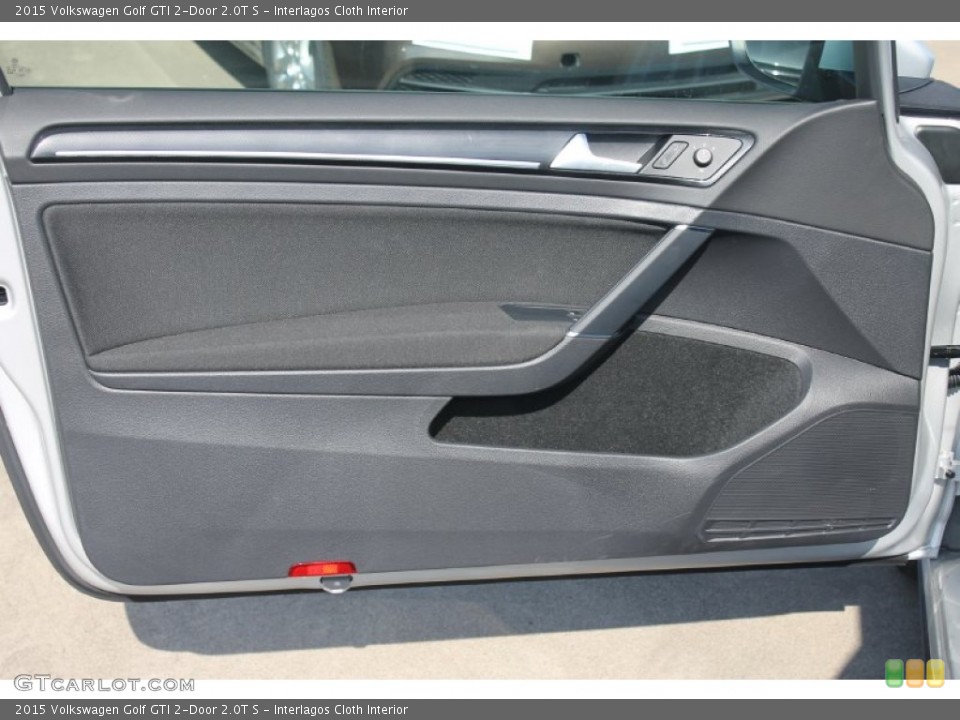 Interlagos Cloth Interior Door Panel for the 2015 Volkswagen Golf GTI 2-Door 2.0T S #99112861