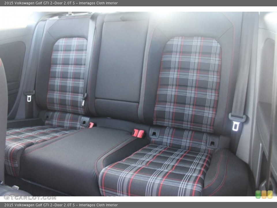 Interlagos Cloth Interior Rear Seat for the 2015 Volkswagen Golf GTI 2-Door 2.0T S #99112927