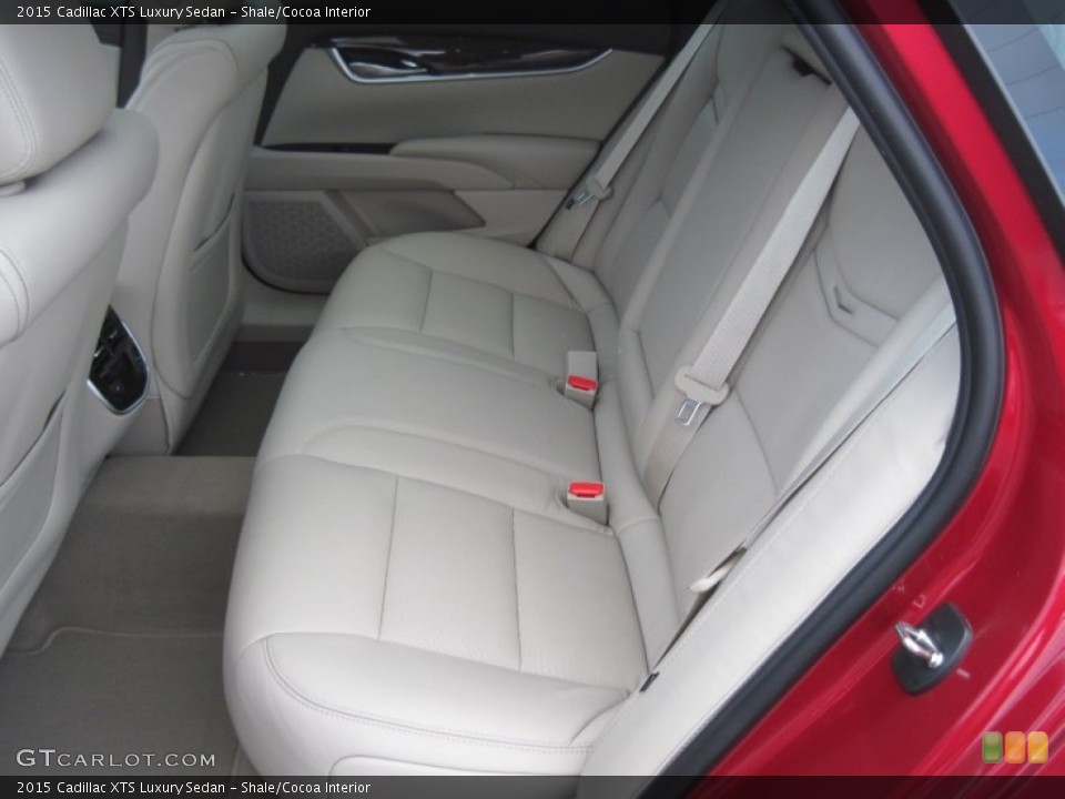 Shale/Cocoa Interior Rear Seat for the 2015 Cadillac XTS Luxury Sedan #99113713