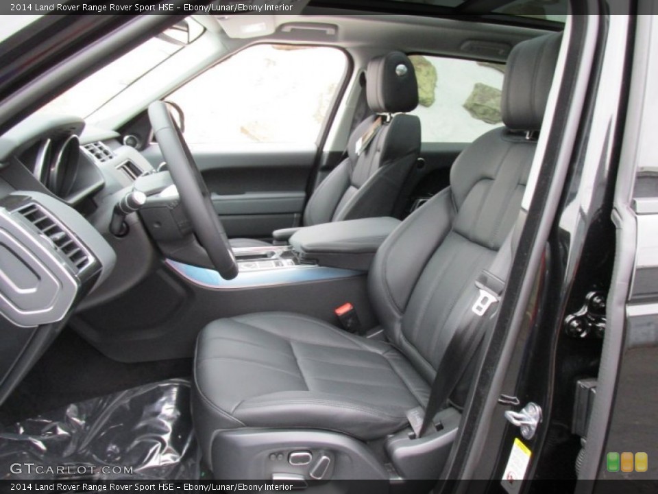 Ebony/Lunar/Ebony Interior Photo for the 2014 Land Rover Range Rover Sport HSE #99115168