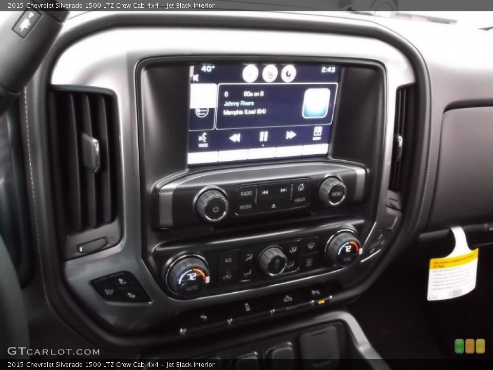 Jet Black Interior Controls for the 2015 Chevrolet Silverado 1500 LTZ Crew Cab 4x4 #99118012