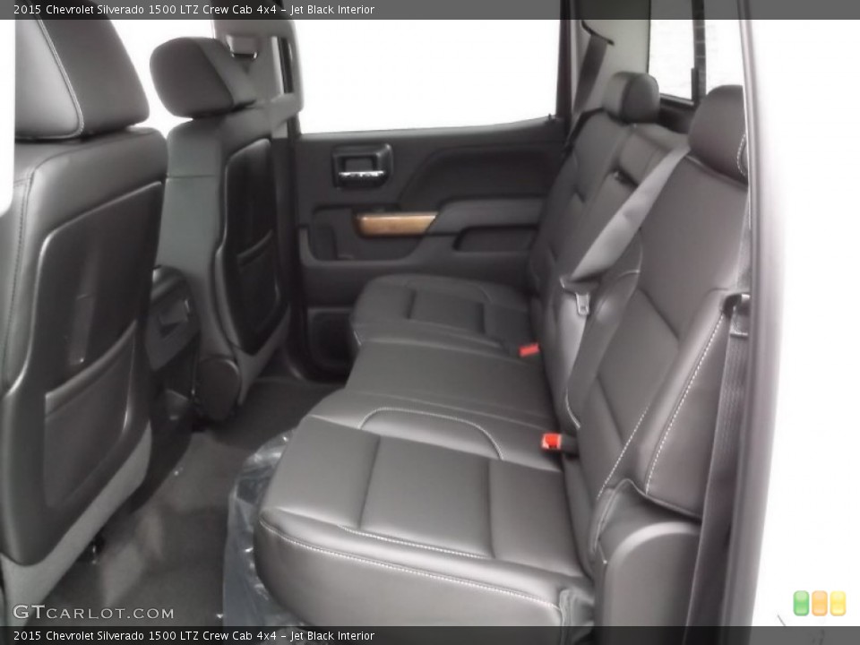 Jet Black Interior Rear Seat for the 2015 Chevrolet Silverado 1500 LTZ Crew Cab 4x4 #99118207