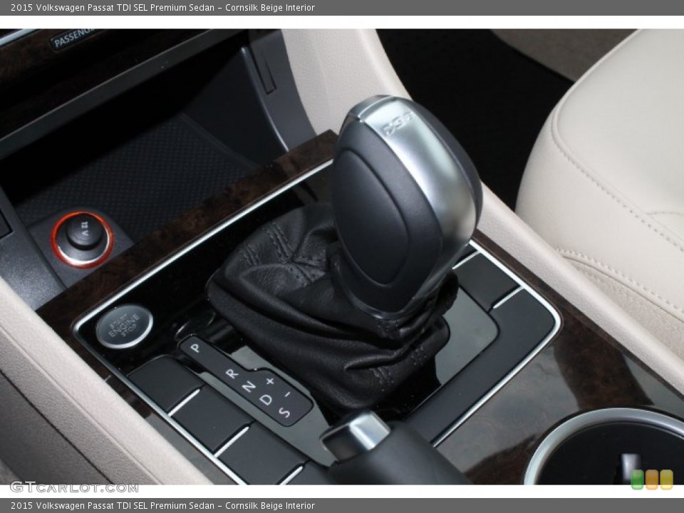 Cornsilk Beige Interior Transmission for the 2015 Volkswagen Passat TDI SEL Premium Sedan #99124012