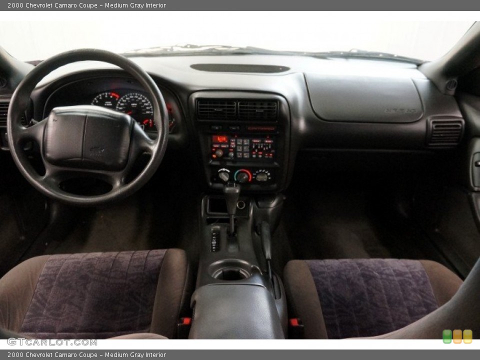 Medium Gray Interior Dashboard for the 2000 Chevrolet Camaro Coupe #99135592