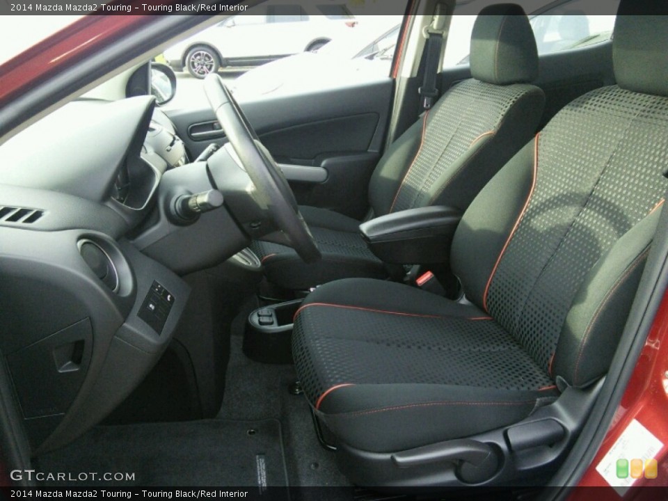 Touring Black/Red 2014 Mazda Mazda2 Interiors