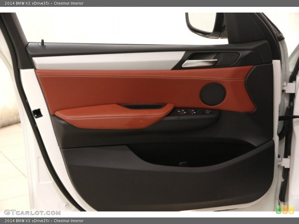 Chestnut Interior Door Panel for the 2014 BMW X3 xDrive35i #99143443