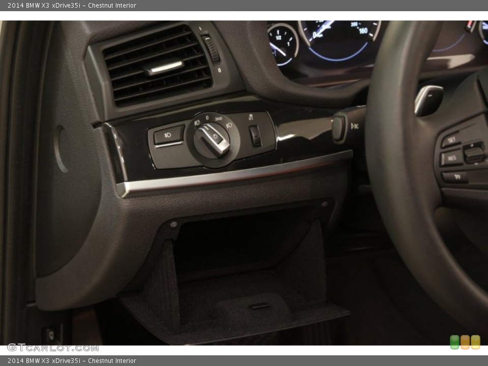 Chestnut Interior Controls for the 2014 BMW X3 xDrive35i #99143464